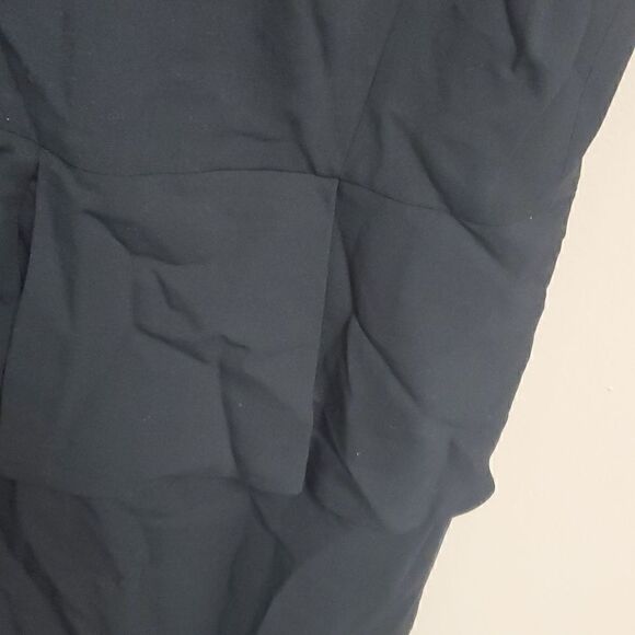 THEORY "Fefe" Wool Peplum Dress - Size 12 - Picture 5 of 7